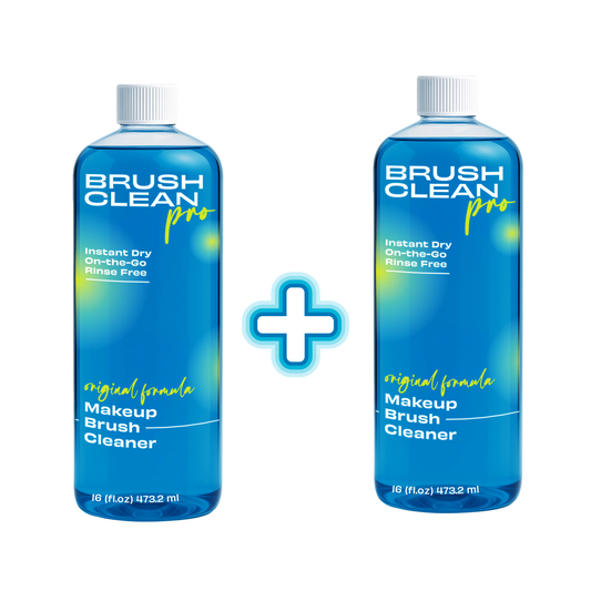 Makeup Brush Cleaner – Quick-Dry, Rinse-Free Formula, 16 oz (2 Pack of 16 oZ)